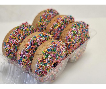Low Carb Chocolate Rainbow Donuts 6 pack - Fresh Baked