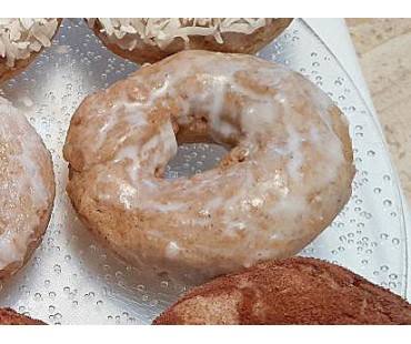 Low Carb Vanilla Glazed Donuts 6 pack - Fresh Baked