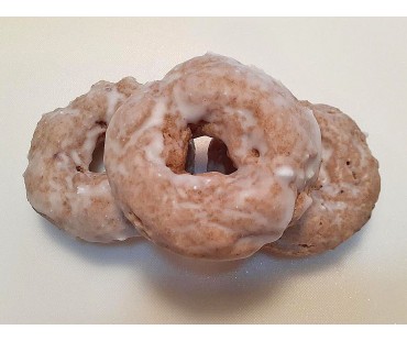 Low Carb Vanilla Glazed Donuts 6 pack - Fresh Baked