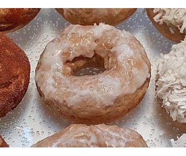 Low Carb Vanilla Glazed Donuts 6 pack - Fresh Baked