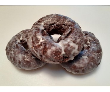 Low Carb Chocolate Glazed Donuts 6 pack - Fresh Baked