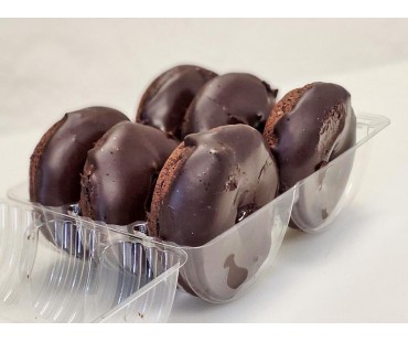 Low Carb Chocolate Frosted Donuts 6 pack - Fresh Baked