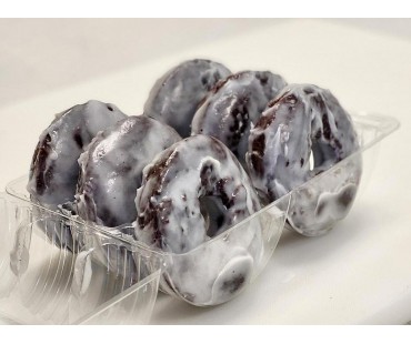 Low Carb Chocolate Glazed Donuts 6 pack - Fresh Baked