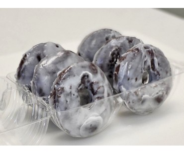 Low Carb Chocolate Glazed Donuts 6 pack - Fresh Baked