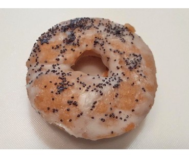 Low Carb Lemon Poppy Seed Glazed Donuts 6 pack - Fresh Baked