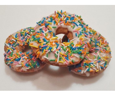 Low Carb Rainbow Sprinkles Donuts 6 pack - Fresh Baked