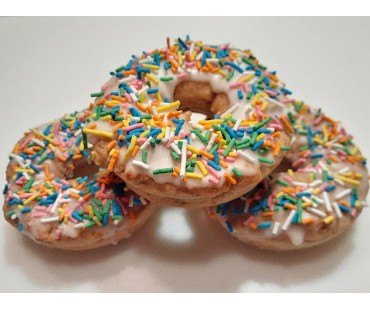 Low Carb Rainbow Sprinkles Donuts 6 pack - Fresh Baked