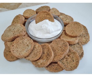 Low Carb Jalapeno Popper Bagel Chips - Fresh Baked