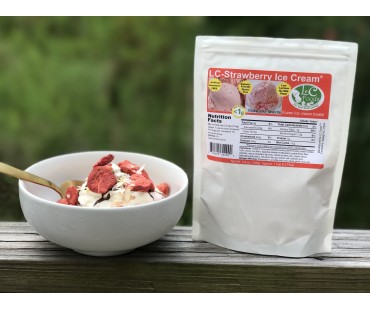 Low Carb Strawberry Ice Cream Mix