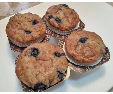 Low Carb Blueberry Muffins 4 Pack - Fresh Baked