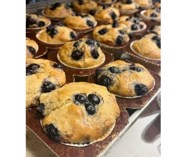 Low Carb Blueberry Muffins 4 Pack - Fresh Baked
