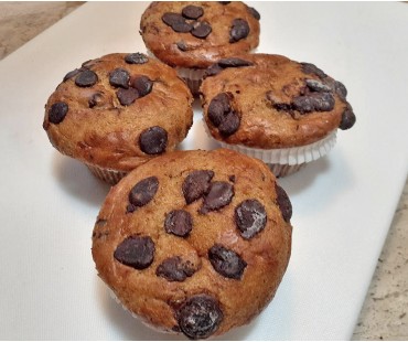 Low Carb Chocolate Chip Muffins 4 Pack - Fresh Baked