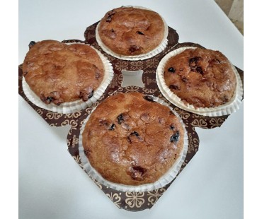 Low Carb Orange Cranberry Muffins 4 Pack - Fresh Baked