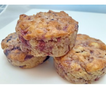 Raspberry Scones 6 Pack - Fresh Baked