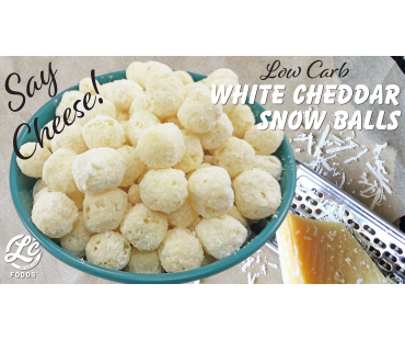 Low Carb White Cheddar Snow Balls