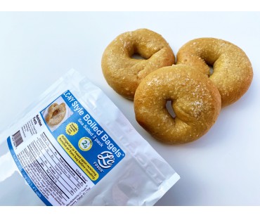 Low Carb NY Style Sea Salted Bagels 3 pack - Fresh Baked