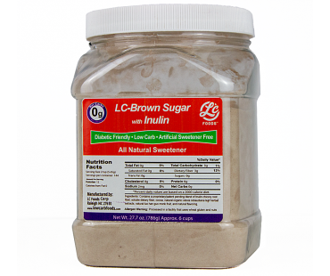 Canister Low Carb Brown Sugar Sweetener Inulin 