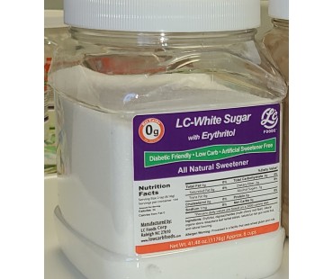 Canister Low Carb White Sugar Sweetener Erythritol 
