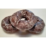 Low Carb Chocolate Glazed Donuts 6 pack - Fresh Baked