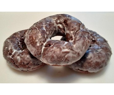 Low Carb Chocolate Glazed Donuts 6 pack - Fresh Baked