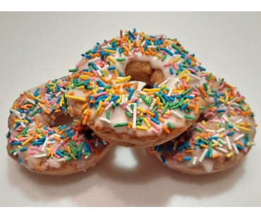 Low Carb Rainbow Sprinkles Donuts 6 pack - Fresh Baked