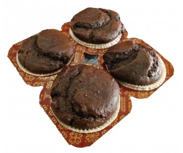 Low Carb Chocolate Muffins 4 Pack - Fresh Baked