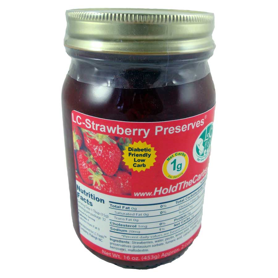 No Sugar Added Strawberry Preserves